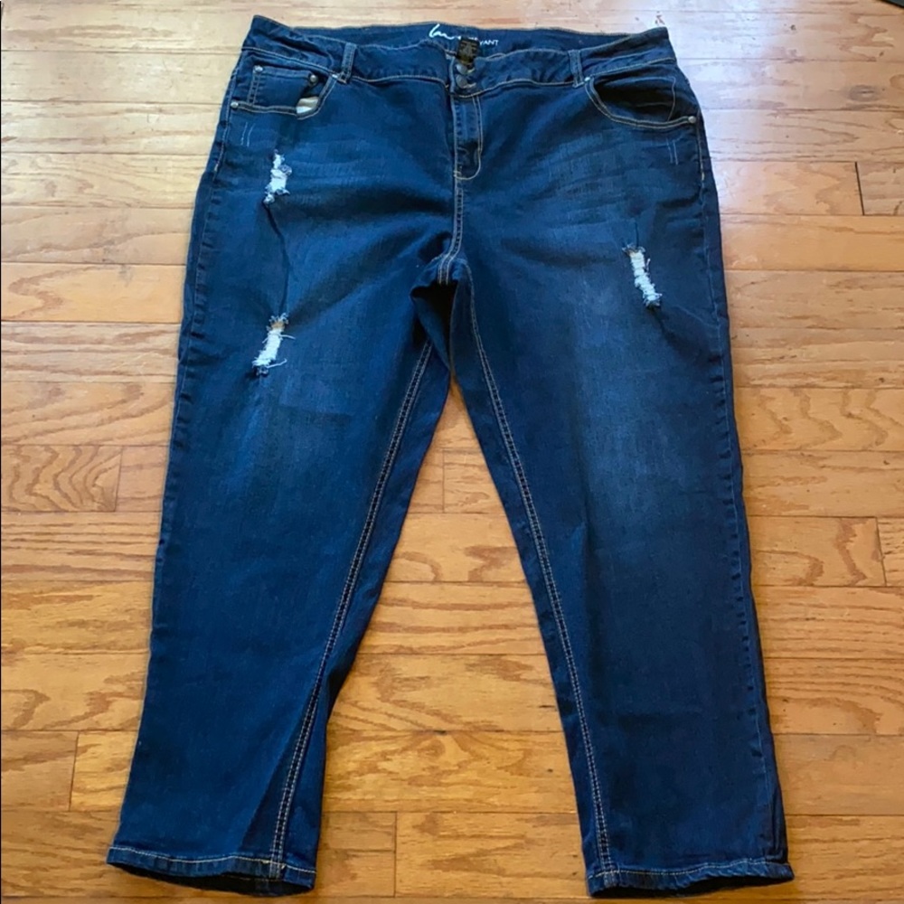 Pre-Owned Dark Denim LANE BRYANT JEANS